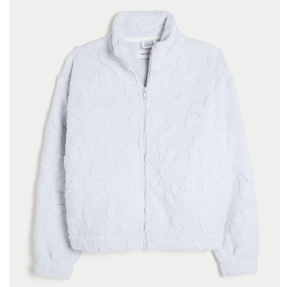 Gilly Hicks Light Blue Sherpa Jacket